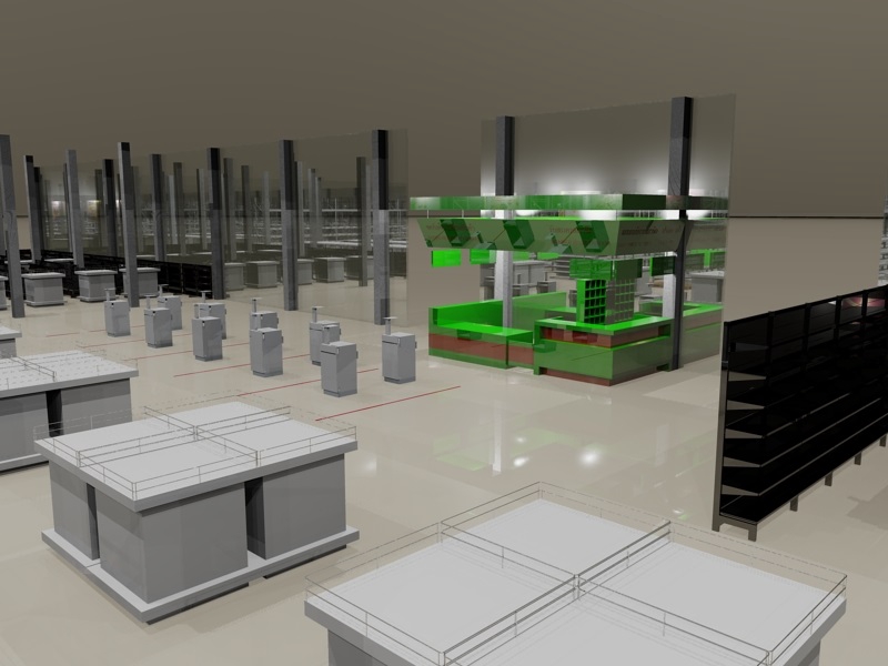 model render