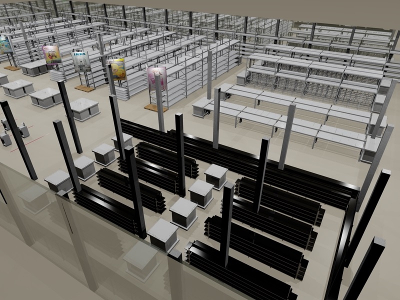 model render