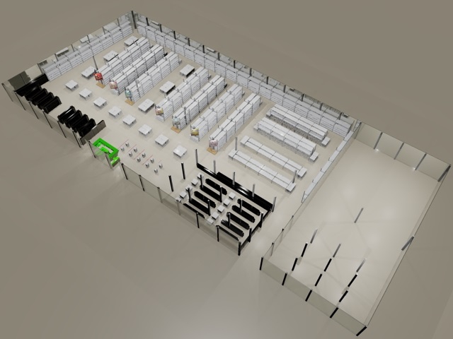 model render