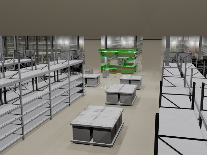 model render