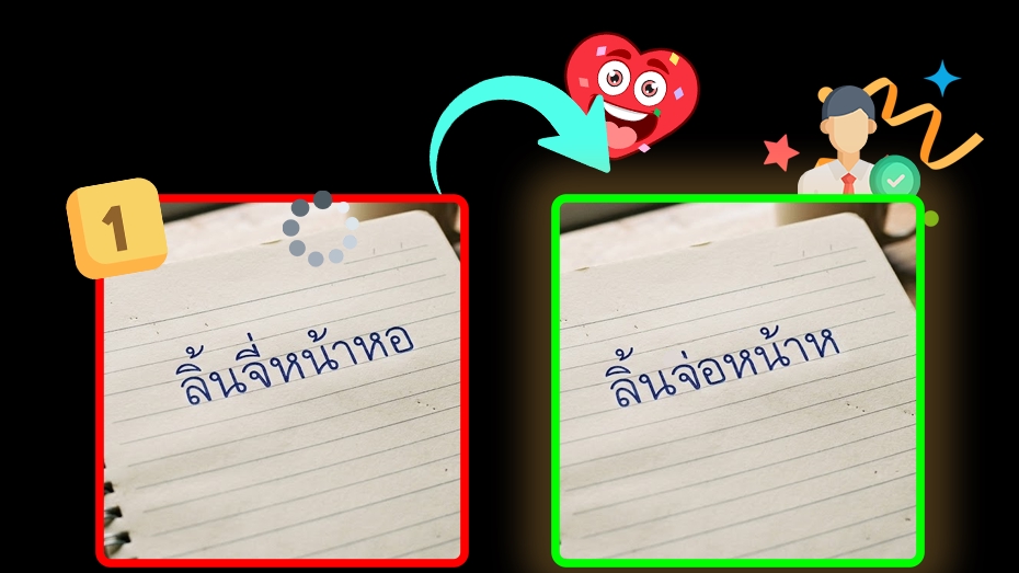 รับแต่งรูปภาพ ปรับภาพให้ชัด ด้วย photoshop จากภาพต้นฉบับ เปลี่ยนเป็นภาพที่แก้ไขแล้ว