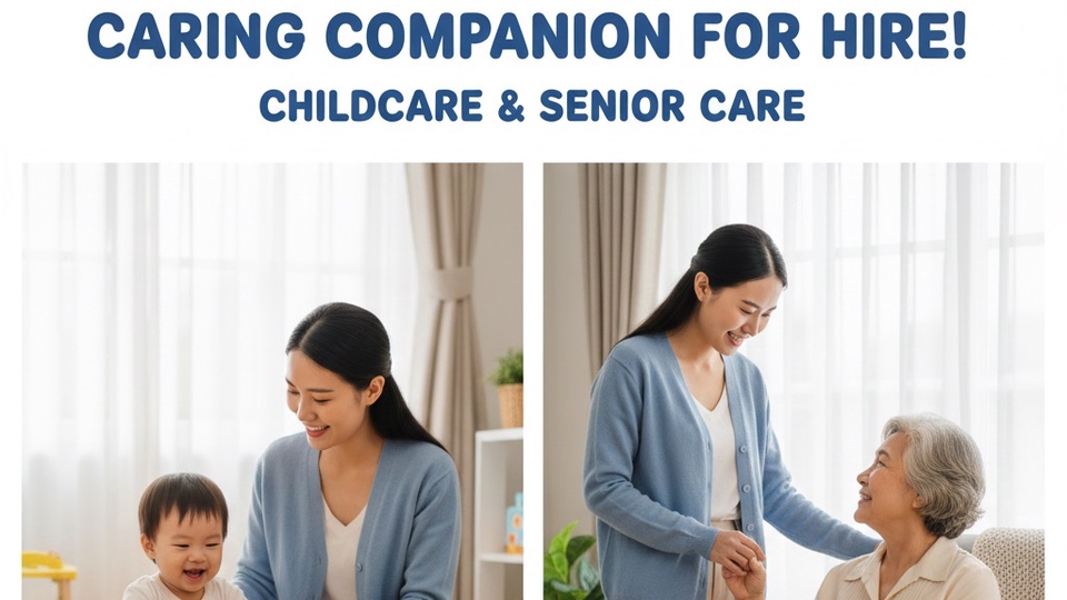 พี่เลี้ยงเด็ก และดูแลผู้สูงอายุ