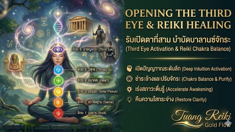 เปิดตาที่สาม ฝึกสมาธิ แบบส่วนตัว