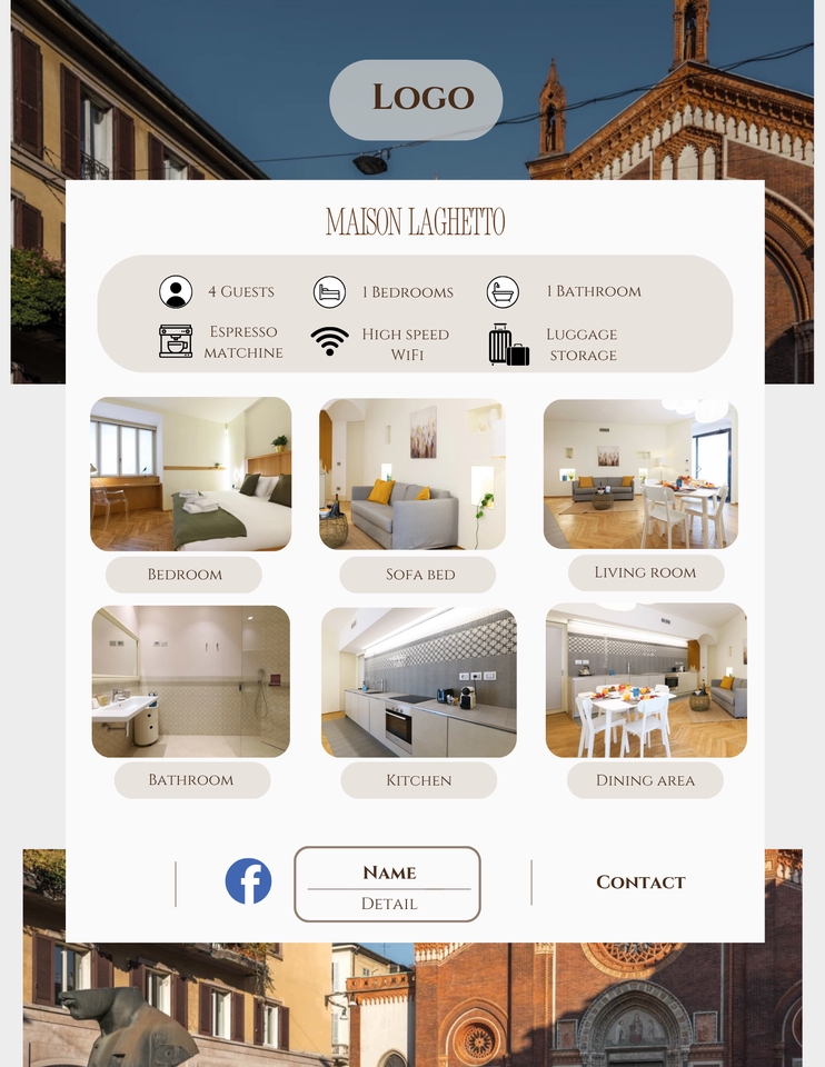 ออกแบบแบนเนอร์เว็บไซต์สวยหรู บ้านพัก Maison Laghetto