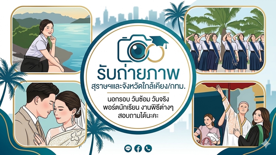รับถ่ายภาพทั่วภาคใต้และกทม.นนทบุรี
