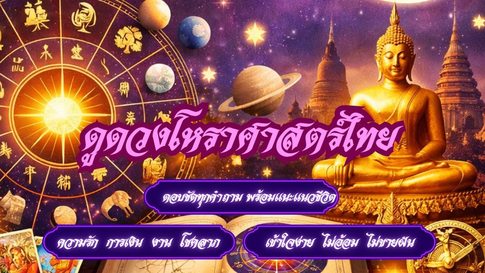 ดูดวงโหราศาสตร์ไทยดูดวงกราฟชีวิต พร้อมคำทำนายแม่นๆ ดูดวงการเงิน โชคลาภและดูดวงความรัก วันเดือนปีเกิด