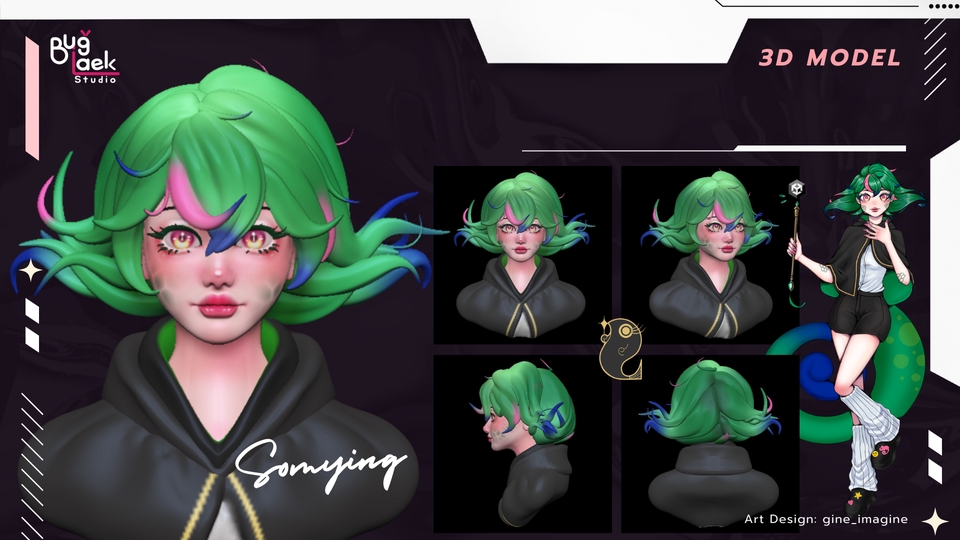 รับทำ 3d model ตัวการ์ตูนสวยๆ โมเดล 3 มิติ ดีไซน์น่ารัก รับปั้นโมเดล 3d คุณภาพสูง ผลิตงาน 3d model คาแรคเตอร์ พร้อมบริการ รับทำ 3d สินค้า และ รับออกแบบ 3d ในสไตล์ที่คุณต้องการ