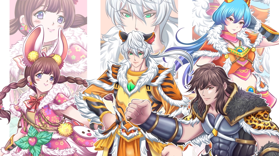 รับวาดภาพประกอบการ์ตูนทุกแบบ เว็บตูน มังงะ คอมิค