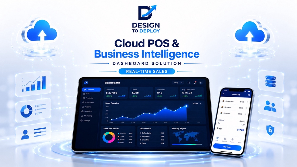 ระบบขายหน้าร้าน POS จัดการสต๊อกสินค้า และกราฟดูยอดขาย Real-time สำหรับธุรกิจ SME และร้านค้าออนไลน์