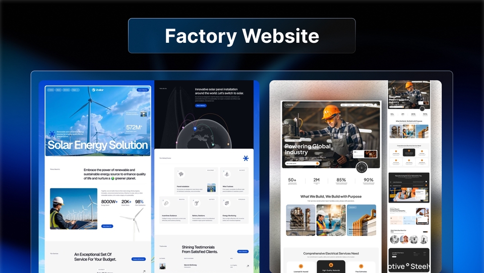 เว็บโรงงาน ทันสมัย ดีไซน์สวย ฟอร์มขอใบเสนอราคา ดูน่าเชื่อถือ - Daaistudio Fastwork