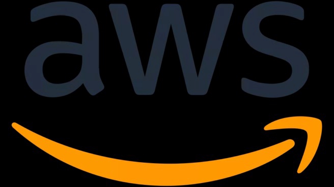 รับติดตั้ง server และบริการ IT solutions ด้วยโลโก้ AWS สีน้ำเงินเข้มและรอยยิ้มสีส้มบนพื้นหลังสีดำ บริการวางระบบ server, วางระบบเน็ตเวิร์ค, เช่า hosting, ติดตั้ง ssl, รับซ่อมคอม, วางระบบอินเตอร์เน็ต, รับลงโปรแกรม