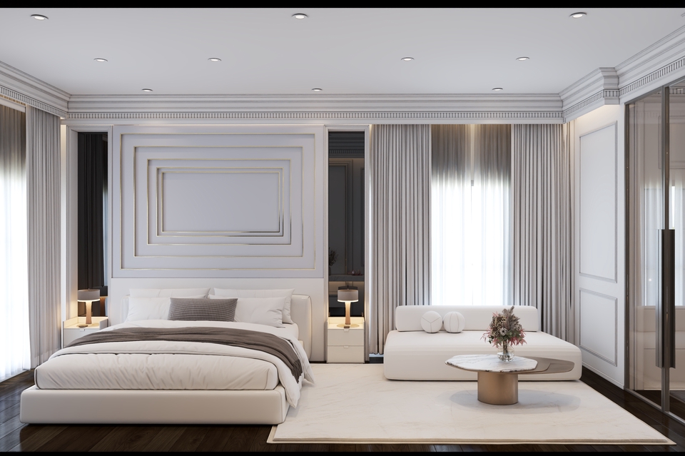 Bedroom, Furniture Built in