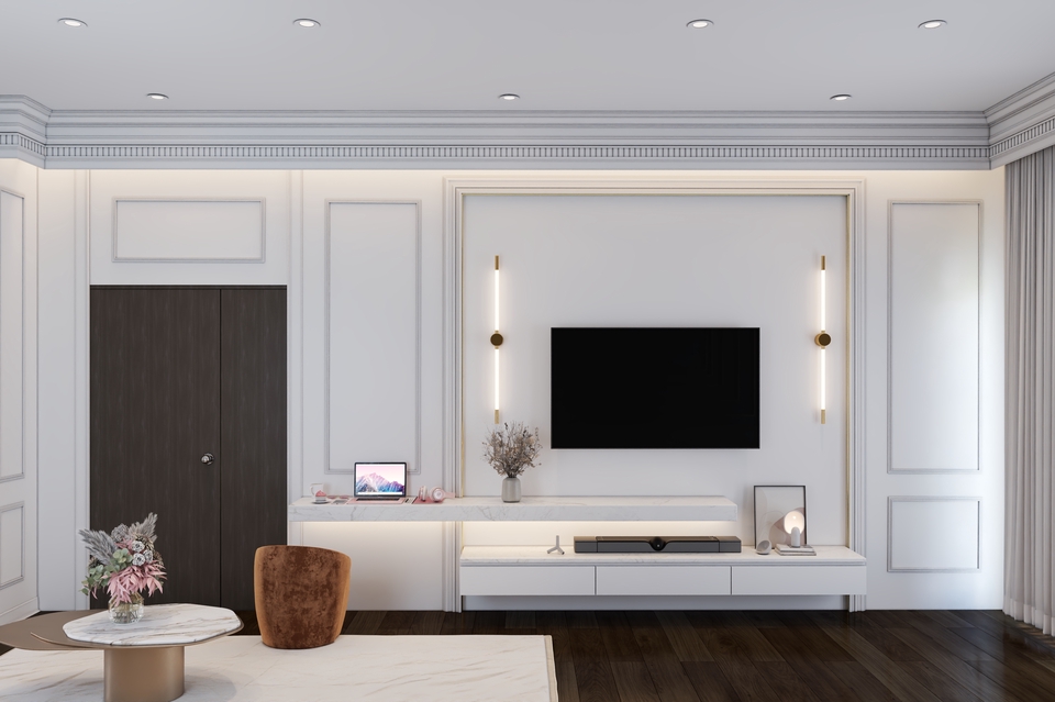 Bedroom, Furniture Built in