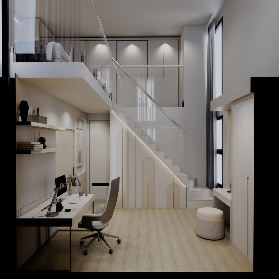 ออกแบบตกแต่งภายในและภายนอก - รับออกแบบตกแต่งภายใน(Interior Design) สร้าง 3D Perspective, เขียนแบบก่อสร้าง, จัดทำรายการ BOQ. - 11