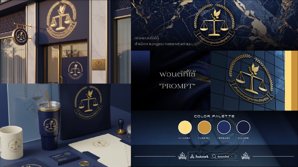 รับออกแบบโลโก้ ออกแบบโลโก้สำหรับธุรกิจ, ร้านค้า, บริษัท ด้วยสไตล์เรียบหรูดูแพง
