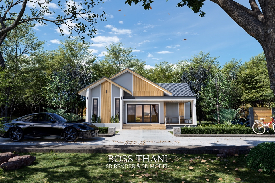 รับทำภาพ 3D Render ทั้งภายในและภายนอก