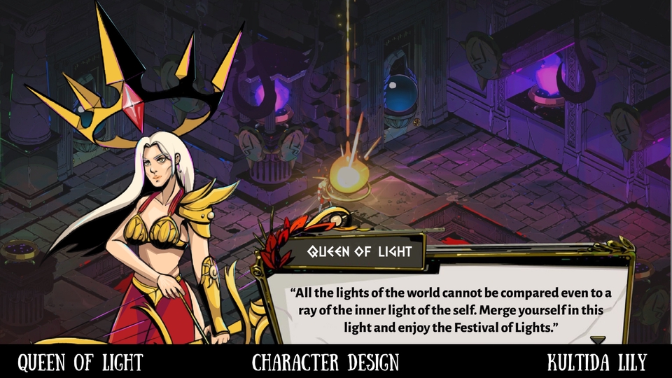 วาดภาพประกอบเกมส์ออนไลน์ Queen of Light ตัวละครดิจิตอลเพ้นท์