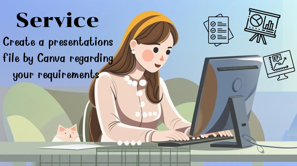 รับทำ powerpoint บริการรับทำ presentation สำหรับธุรกิจและงานอีเวนท์ต่างๆ สร้างสรรค์งานนำเสนอ presentation สวยๆ พร้อมช่วยทำ presentation แผนธุรกิจและผลงานวิชาการได้ตามต้องการ ออกแบบ presentation ด้วย Canva ให้ตรงตามความต้องการของคุณ
