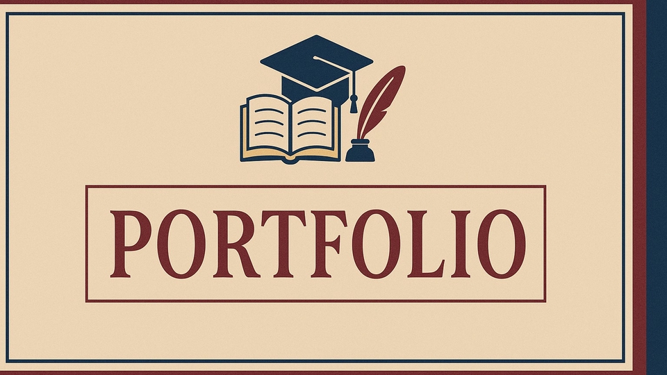รับออกแบบ Portfolio ทุกสายงาน