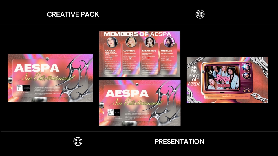 รับทำpresentation aespa สวยงาม