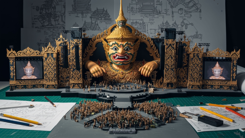 3D Perspective - 3dEvents/อีเวนต์//เวทีการแสดง/คอนเสิร์ต/ฉากการแสดง/เฟสติวอล/เอ็กซิบิชั่น/บูธ/กิจกรรมความบันเทิง - 22