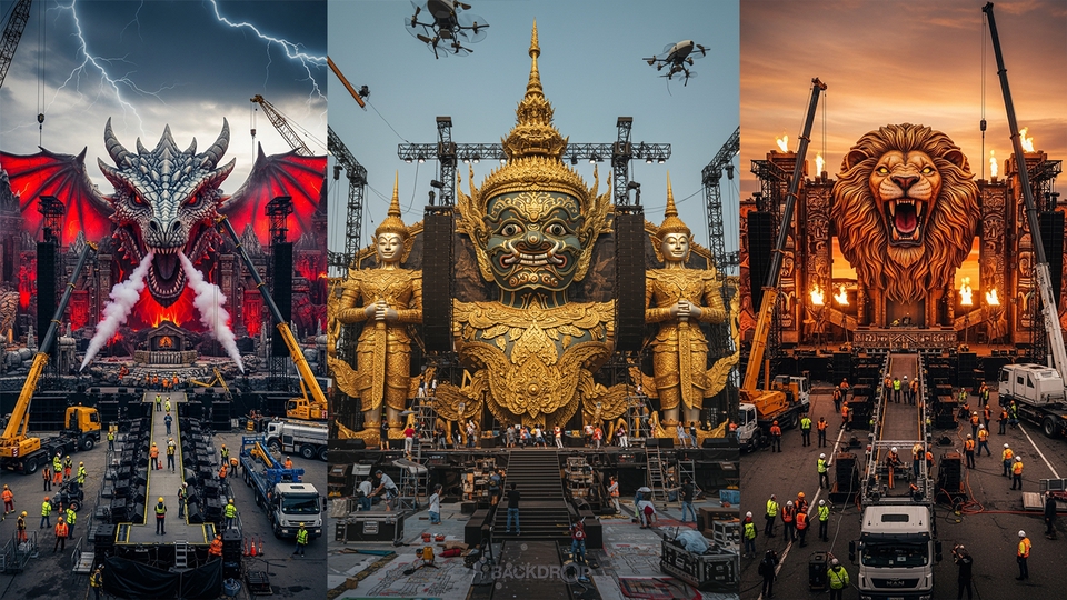 3D Perspective - 3dEvents/อีเวนต์//เวทีการแสดง/คอนเสิร์ต/ฉากการแสดง/เฟสติวอล/เอ็กซิบิชั่น/บูธ/กิจกรรมความบันเทิง - 23
