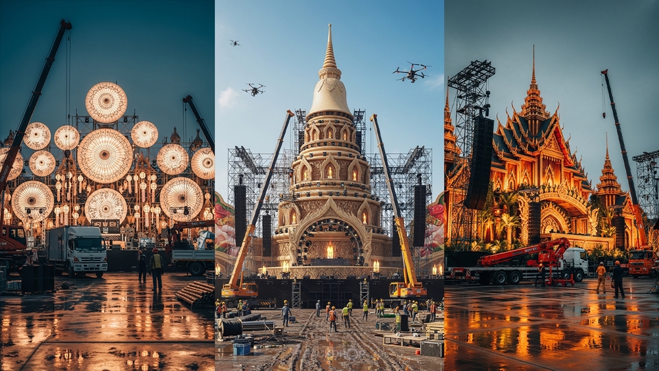3D Perspective - 3dEvents/อีเวนต์//เวทีการแสดง/คอนเสิร์ต/ฉากการแสดง/เฟสติวอล/เอ็กซิบิชั่น/บูธ/กิจกรรมความบันเทิง - 24