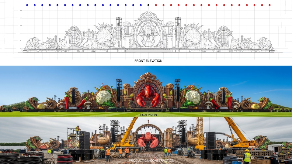 3D Perspective - 3dEvents/อีเวนต์//เวทีการแสดง/คอนเสิร์ต/ฉากการแสดง/เฟสติวอล/เอ็กซิบิชั่น/บูธ/กิจกรรมความบันเทิง - 12