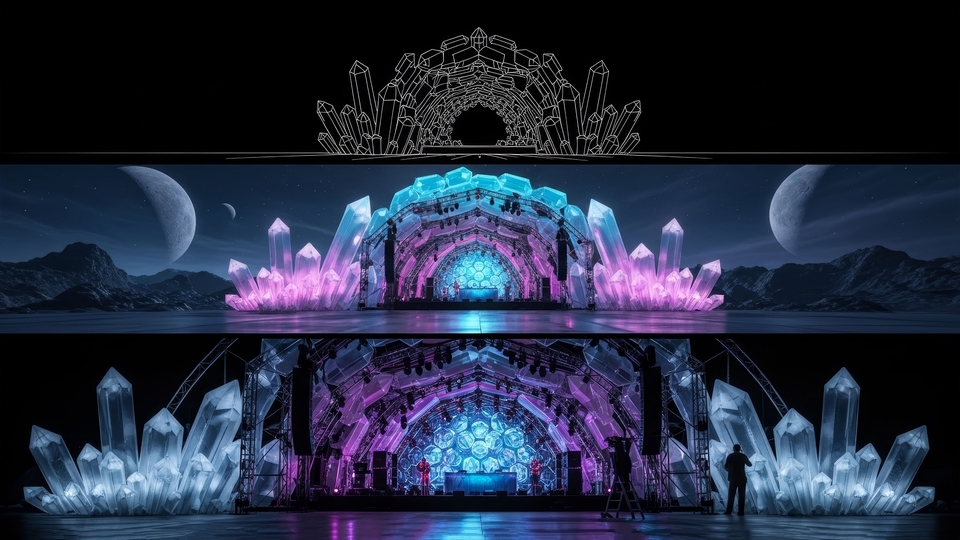 3D Perspective - 3dEvents/อีเวนต์//เวทีการแสดง/คอนเสิร์ต/ฉากการแสดง/เฟสติวอล/เอ็กซิบิชั่น/บูธ/กิจกรรมความบันเทิง - 25