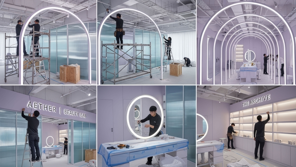 รับออกแบบตกแต่งภายในร้านสวยหรู ออกแบบร้านค้า ตกแต่งภายใน