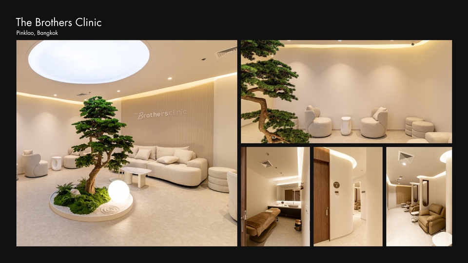 รับถ่ายรูปสถานที่คลินิก The Brothers Clinic บางกอก ภาพถ่ายสถาปัตยกรรม สไตล์มินิมอล