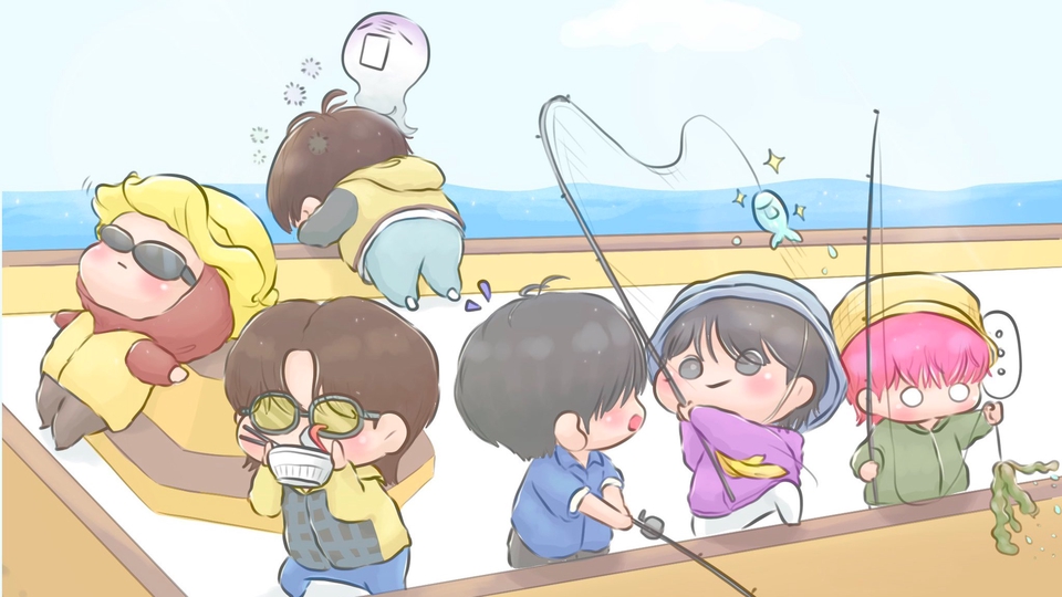 Fanart แฟนอาร์ต การ์ตูนน่ารัก วาดจิบิ ตลก