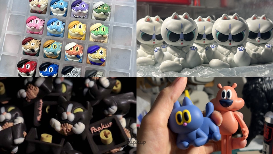 รับผลิต Art Toy ของเล่นแฮนด์เมด ดีไซน์ไม่ซ้ำใคร สั่งทำตามแบบได้