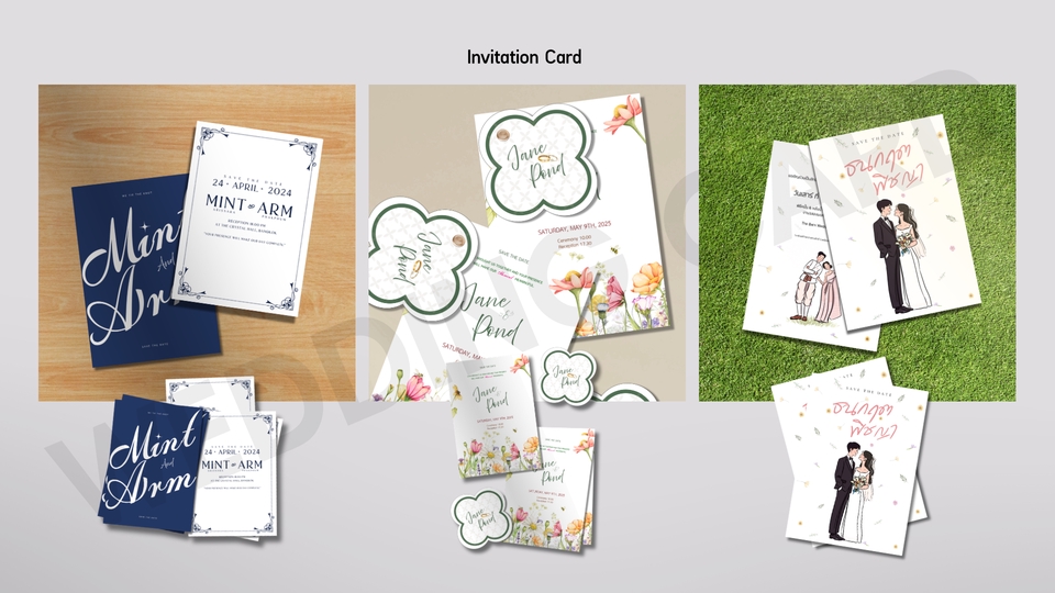 สื่อสิ่งพิมพ์และนามบัตร - ออกแบบการ์ด นามบัตร งานพิมพ์ทุกประเภท | All Types of Card & Print Design - 3