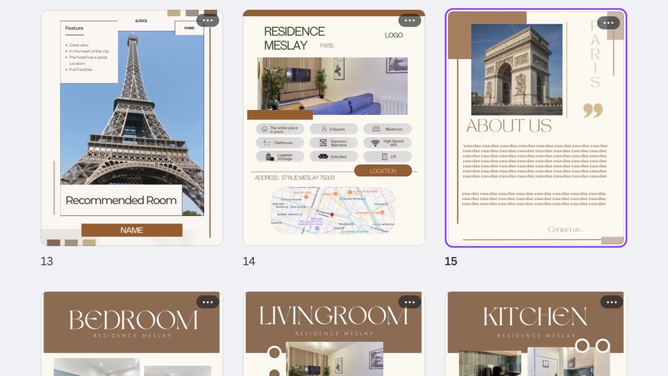 งาน folio room เป็นงานทำหนังสือแนะนำห้องเพื่อเสนอแก่ลูกค้าสำหรับเพจทัวร์