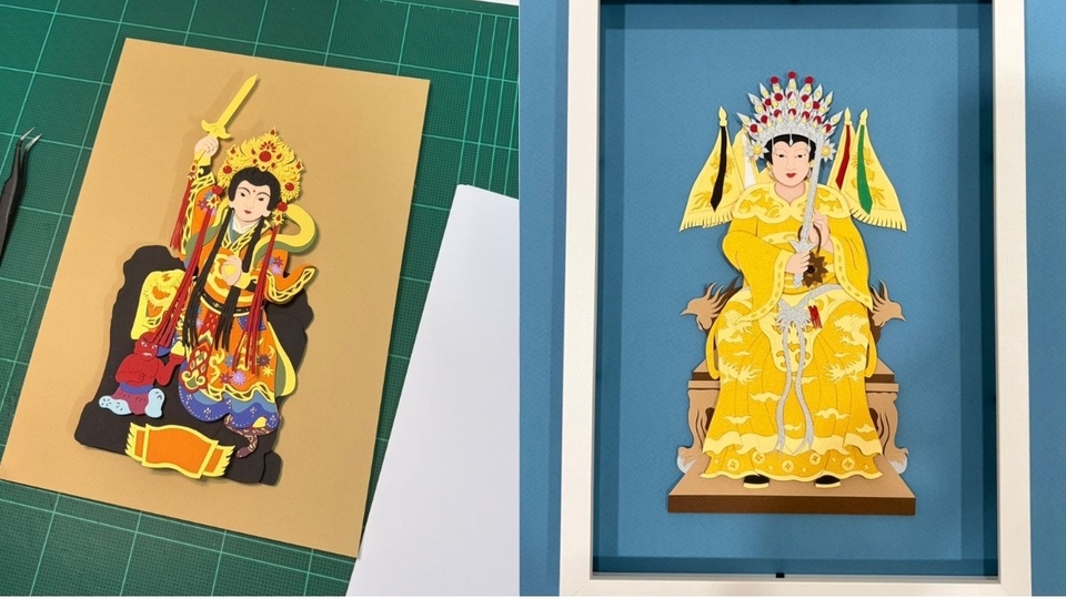 รับตัดกระดาษ papercut รูปพระจีน หรือ งานแต่งต่างๆ แล้วแต่ลูกค้าต้องการ