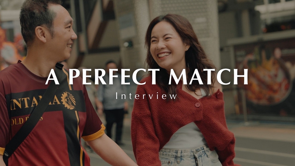 รับถ่ายวีดีโอสัมภาษณ์ A PERFECT MATCH ชายหญิงคุยกัน สไตล์เรียลๆ