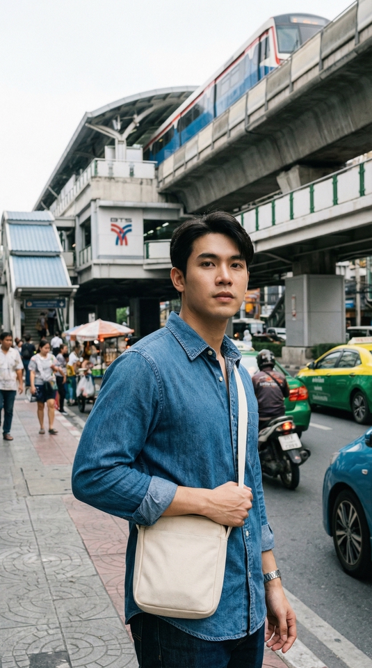 สร้างนายแบบ นางแบบ AI - สร้างภาพ AI นางแบบสวมใส่เสื้อผ้า โปรโมทสินค้าให้ดูแพง สไตล์อินฟลูเอนเซอร์ - 3