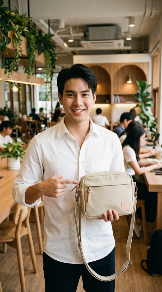 สร้างนายแบบ นางแบบ AI - สร้างภาพ AI นางแบบสวมใส่เสื้อผ้า โปรโมทสินค้าให้ดูแพง สไตล์อินฟลูเอนเซอร์ - 9