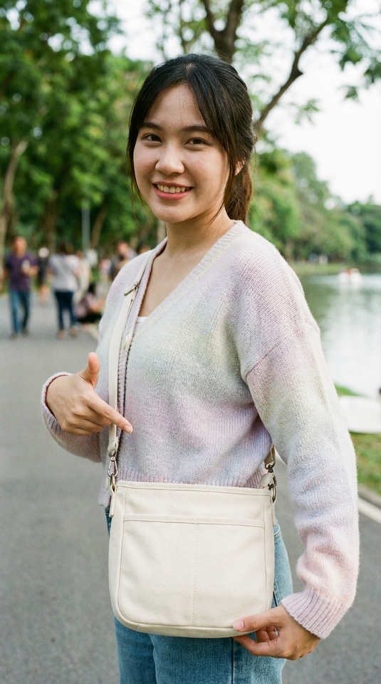 สร้างนายแบบ นางแบบ AI - สร้างภาพ AI นางแบบสวมใส่เสื้อผ้า โปรโมทสินค้าให้ดูแพง สไตล์อินฟลูเอนเซอร์ - 7