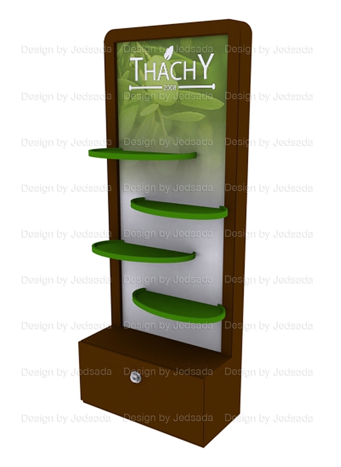 ทำโมเดล 3D - ออกแบบชั้นโชว์สินค้า - 28