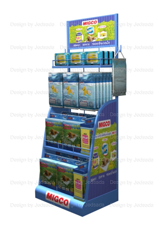 ทำโมเดล 3D - ออกแบบชั้นโชว์สินค้า - 15