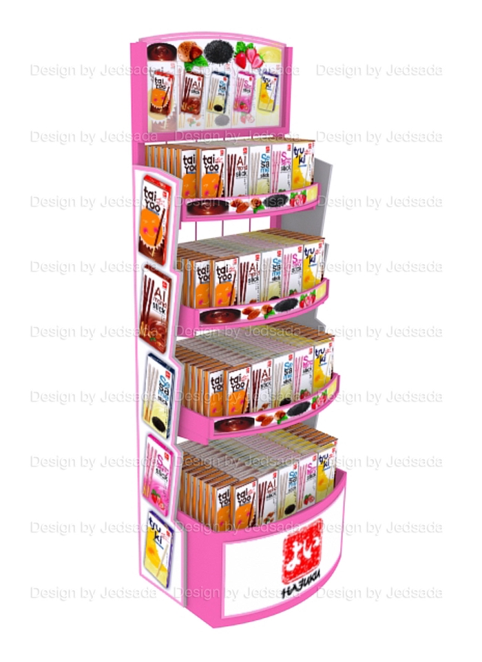 ทำโมเดล 3D - ออกแบบชั้นโชว์สินค้า - 27