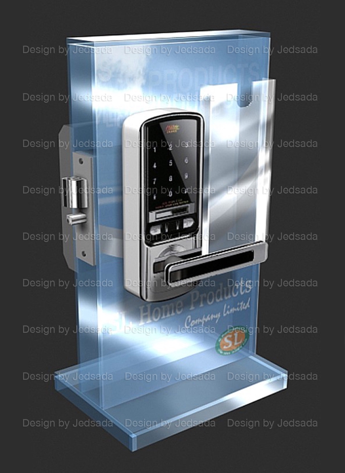 ทำโมเดล 3D - ออกแบบชั้นโชว์สินค้า - 29