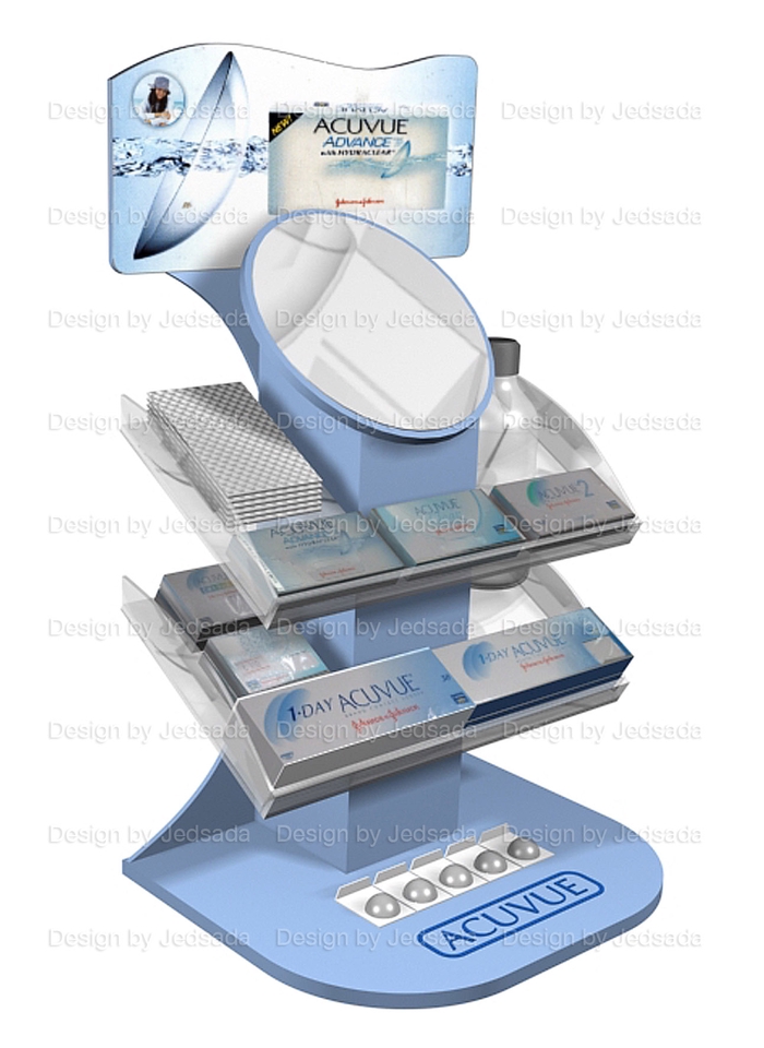 ทำโมเดล 3D - ออกแบบชั้นโชว์สินค้า - 30