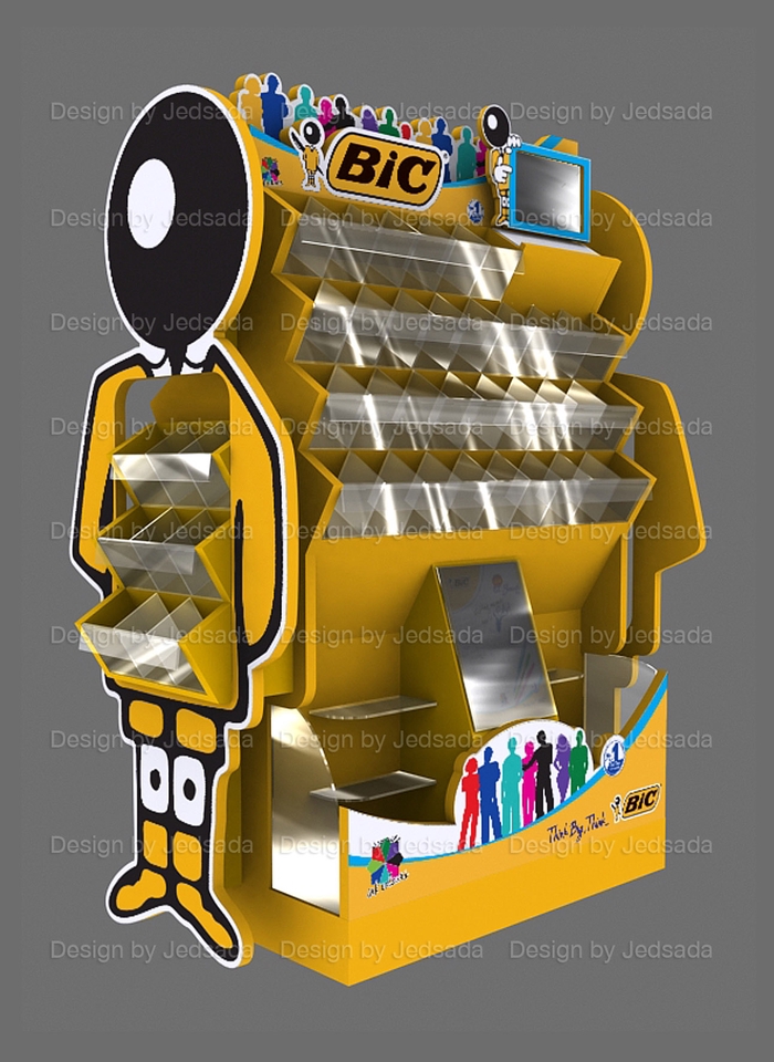 ทำโมเดล 3D - ออกแบบชั้นโชว์สินค้า - 31