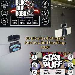 รับออกแบบ 3D สติ๊กเกอร์ อื่นๆ